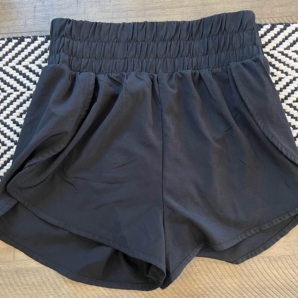 NWOT Doublju Elastic High Waisted Lined Shorts